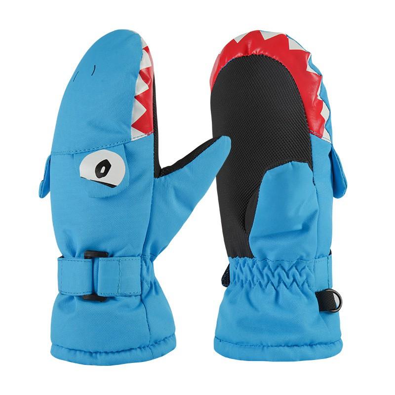 Kids Winter Ski Gloves Waterproof Warm Toddler Mitten Cycling 1-10 Years