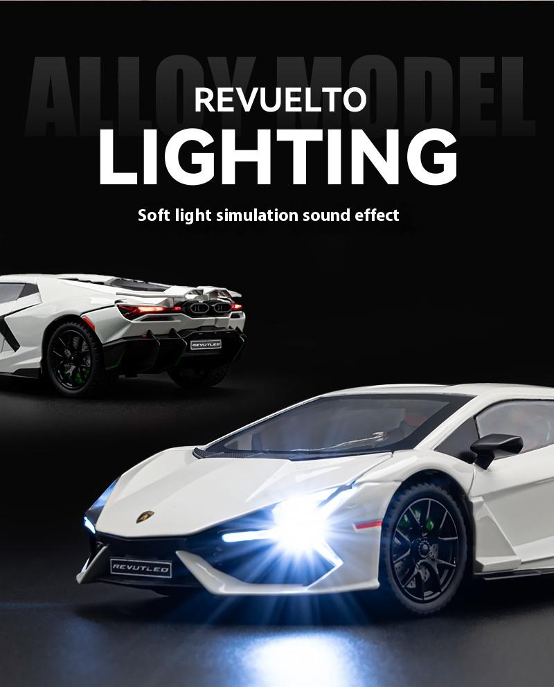 1/24 Lamborghini Revuelto Supercar Alloy Diecast Model Children's Toy Kids Gift Birthday Present for Boys Collection Decoration