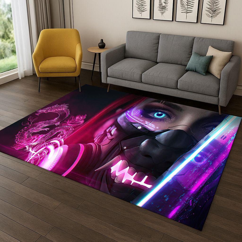 3D Kobercová rohožka s motivem hry F-Fortnite pro ložnici, obývací pokoj, pohovku, předsíň, dekorace do domácnosti, rohožka pro dětský herní prostor, protiskluzová, vánoční dárek