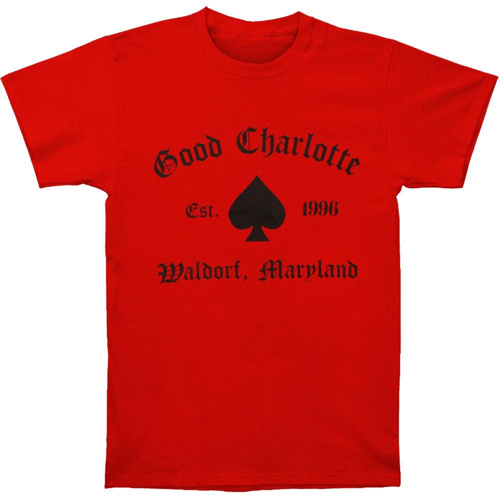 Men s Good Charlotte GC Recreate 1 T-shirt Small Red XXXL