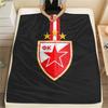 Crvena zvezda2 Flannel Blanket, High quality Comfortable for All Seasons, Home Decor, Warmth and Comfort