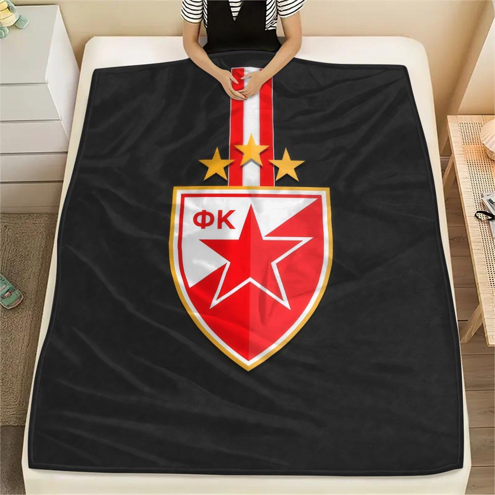 Crvena zvezda2 Flannel Blanket, High quality Comfortable for All Seasons, Home Decor, Warmth and Comfort