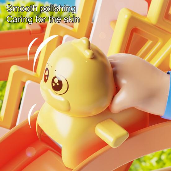 Animal Climbing Stairs Slide Toy Kids Educational Cartoon Duck Rabbit Staircase Climbing Roller Coaster Sliding Track Toy Toddlers Boys Girls Gift