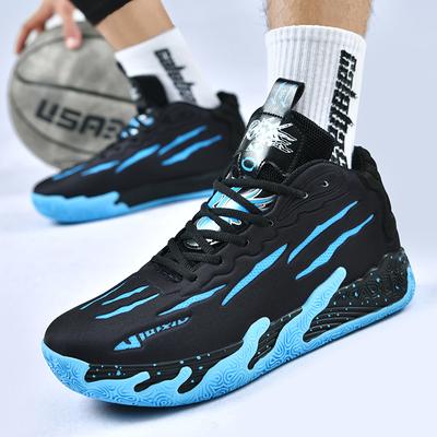 Men's Outdoor Leisure Combat Basketball Shoes Breathable Wear Resistant Shock Absorbent Springback Women's Sports Shoes
