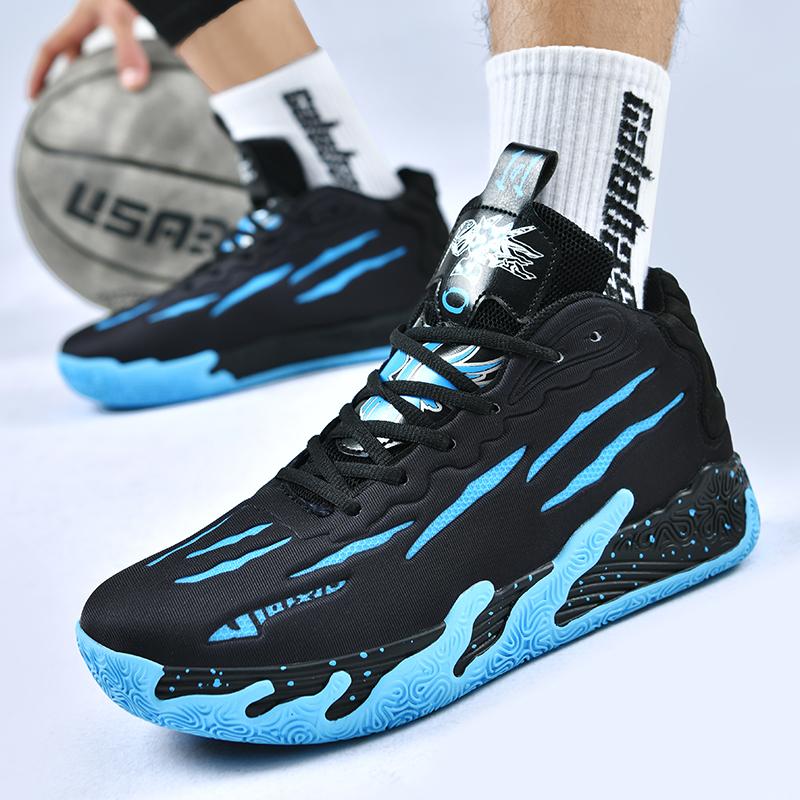 New Men's Basketball Shoes Slip Sports Shoes Fitness Training Shoes Male Sneakers