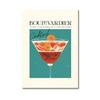 Retro Cocktail Posters Juice Alcohol Drinks Mojito Bramble Wall Art Canvas Painting Print Pictures for Bar Kitchen Home Decor