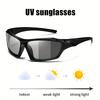 1Pc Colorful Lenses Outdoor Equipment Uv Protection Sunglasses Driving Sunglasses Suitable For Sports Fashionable Glasses Hiking