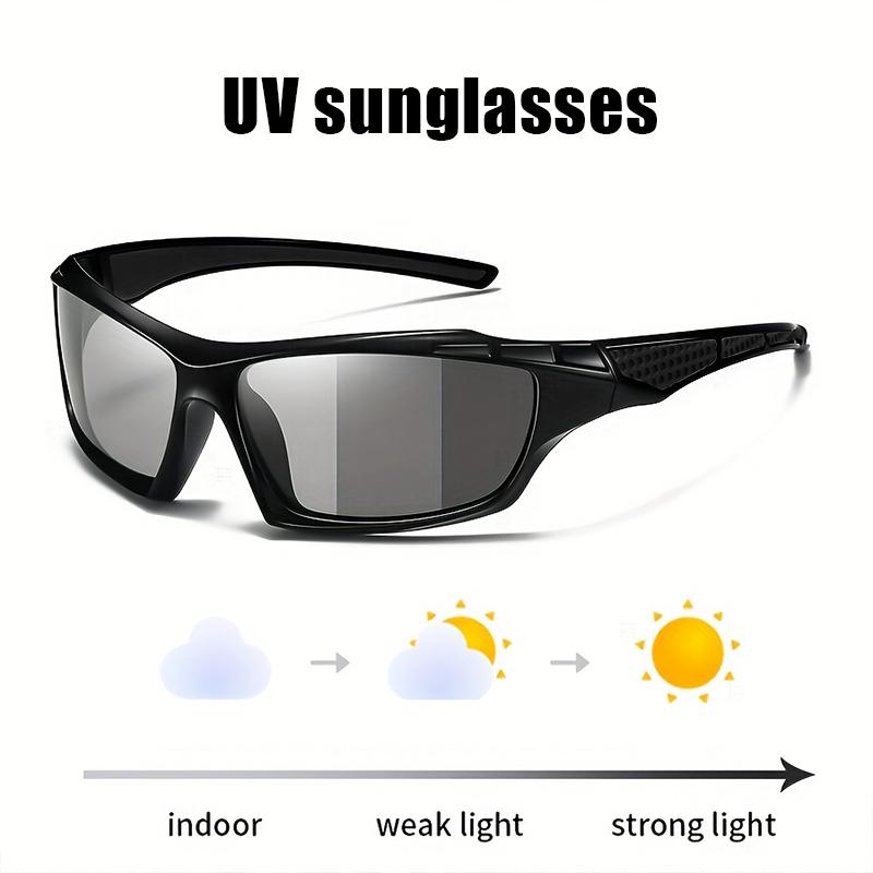 1Pc Colorful Lenses Outdoor Equipment Uv Protection Sunglasses Driving Sunglasses Suitable For Sports Fashionable Glasses Hiking
