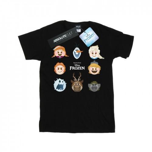 Disney Womens/Ladies Frozen Heads Cotton Boyfriend T-Shirt