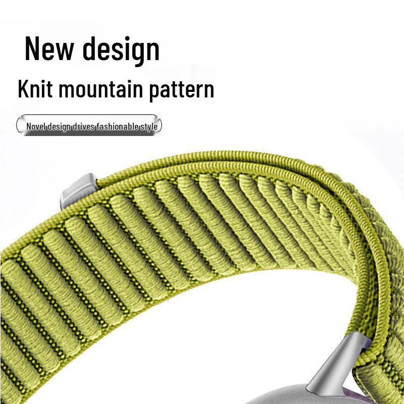 Xiaomi 10 Smart Band Mountain Pattern Woven Strap for Xiaomi 10/9/8 Smart Bracelet