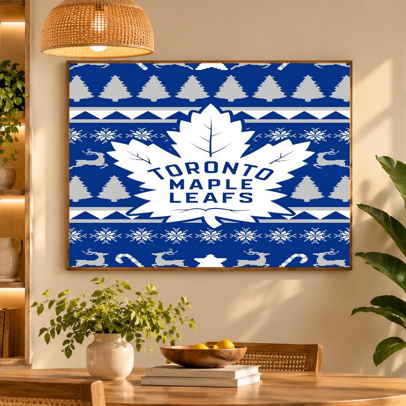 5D Diamond Painting Toronto Maple Leafs DIY Full Drill Diamond Art Kit Home Decoration