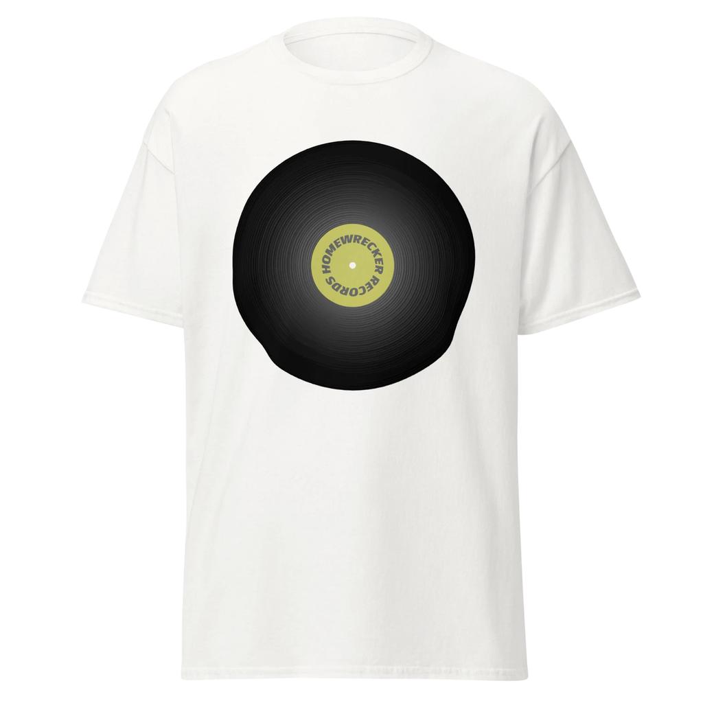 Homewrecker Records Funny Mens Cotton T-Shirt Retro Vintage Vinyl