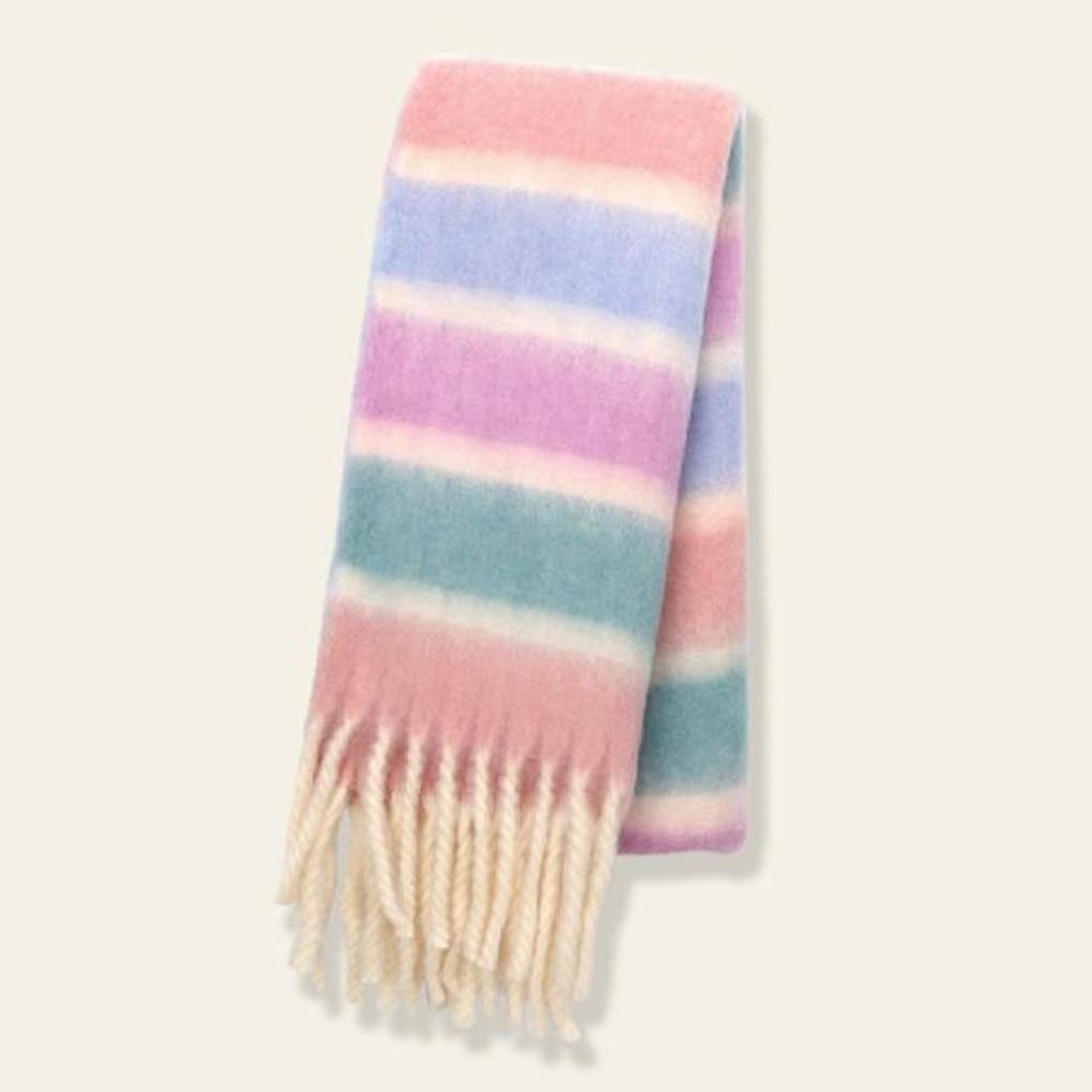 Women s Muffler Neck Warmer Fall Winter Soft Boucle Scarf 200YBEM