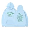 "The Summer I Turned Pretty" Printed Loose Hooded Sweatshirt