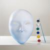 Nuo Operas Mask DIY Full Face Masks Plain White Mask Blank Paintable Mask Mardi Gras Mask Masquerades Mask Party Mask