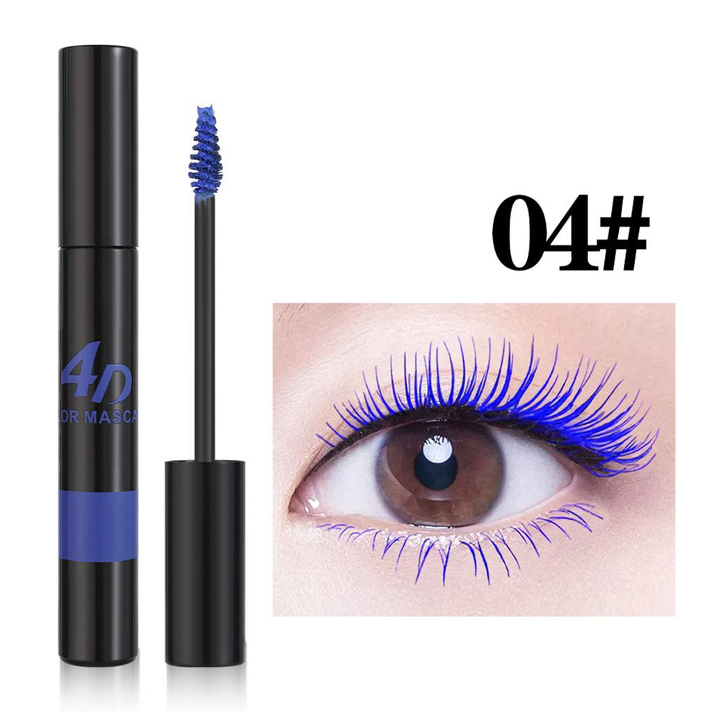 4D Mascara for Long Lengthening and Volumizing Effect Highly Pigmented Black Waterproof Formula No Smudging No Flaking Non Clumping