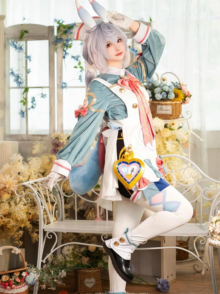 Genshin Impact Cosplay Sigwin Cosplay Costume Sigwin Genshin Impact Nurse Daughter of the Dragon [NOKIJP] (Sigwin, S)