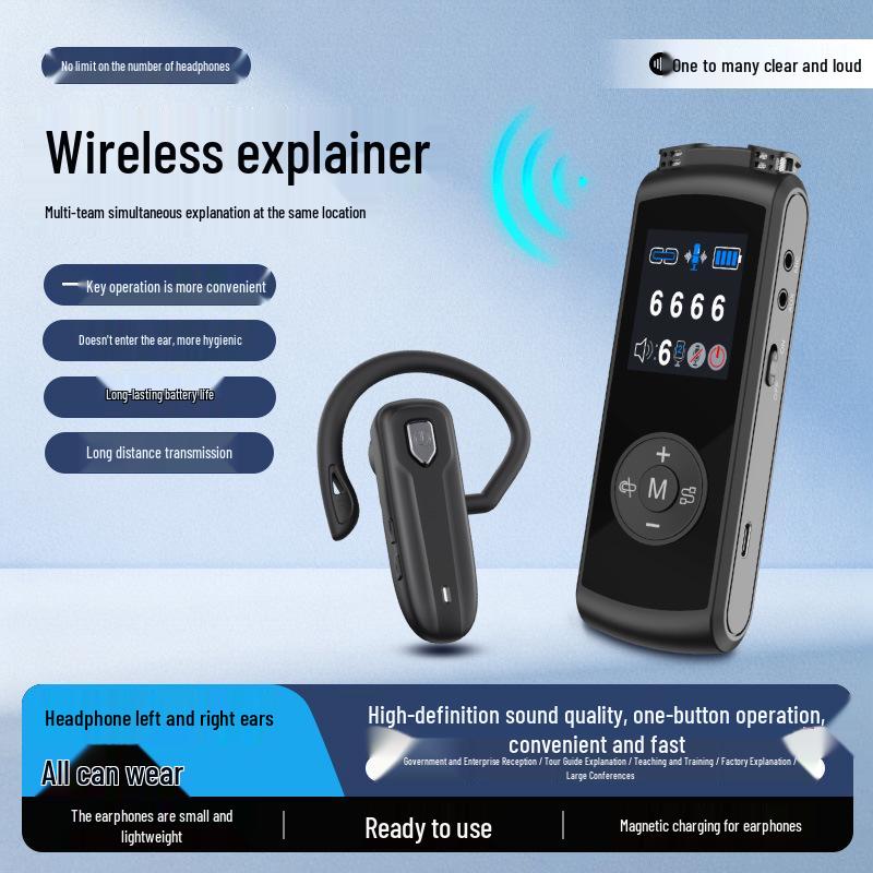 Wireless Handheld Interpreter for Tours and Conferences YT/F9/1