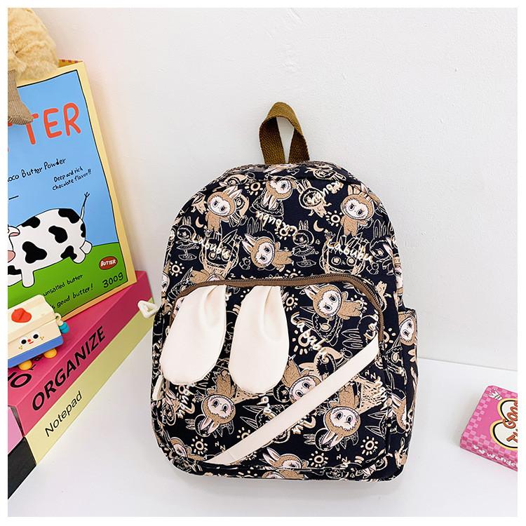 

Kids Cartoon Backpack Outdoor Activities Adjustable Straps Student Bag School коричневый