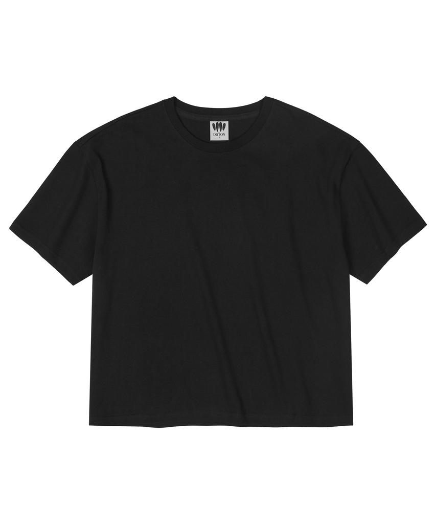 DOTON Core Crop T-Shirts (Black)