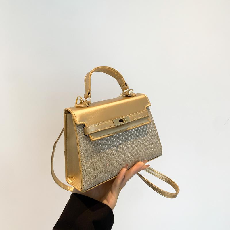 Small bag women's new popular portable shoulder messenger commuter senior sense versatile Kelly bag