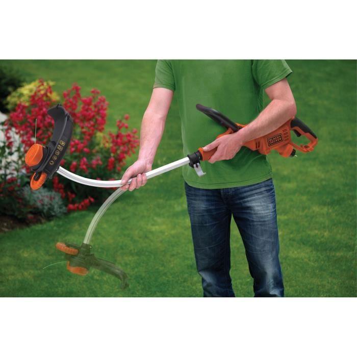 Electric Lawn Edger BLACK+DECKER - GL8033-QS - 800W - 33 Cm - Corded - Pivoting Head - Telescopic Tube