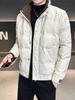 Men's 2025 Winter Trend Casual Stand-Up Collar Duck Down Jacket - Youthful Versatile Warm Outerwear