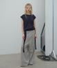 LCDC™ Crinkle Detail Wide Trousers (Light Beige)