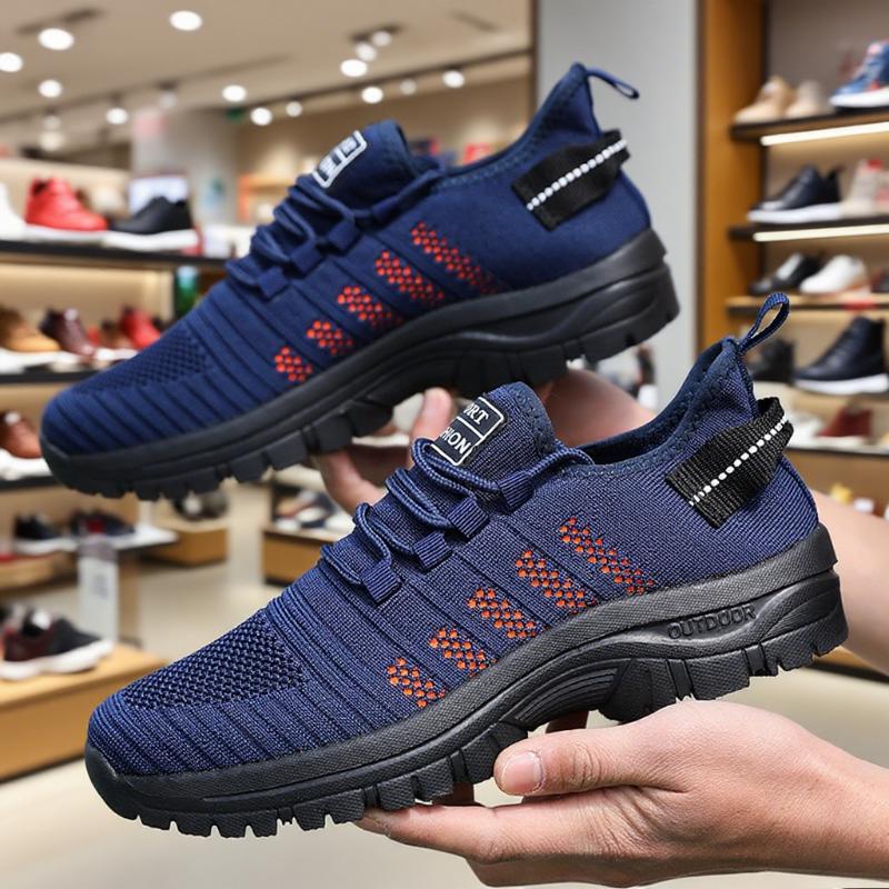 Quick Drying Men'S Running Shoes Summer Mesh Breathable Comfortable Sneakers High-Quality Mesh Anti Slip Tennis Training Shoes