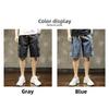 Men's workwear denim shorts 2026 new summer thin loose large size mid-length pants trendy wear-resistant five-point pants