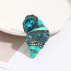 Fashionable Rhinestones Conch Brooch Versatile Jewelry Accessory Portable for Apparel and Headwear Daily Use Items