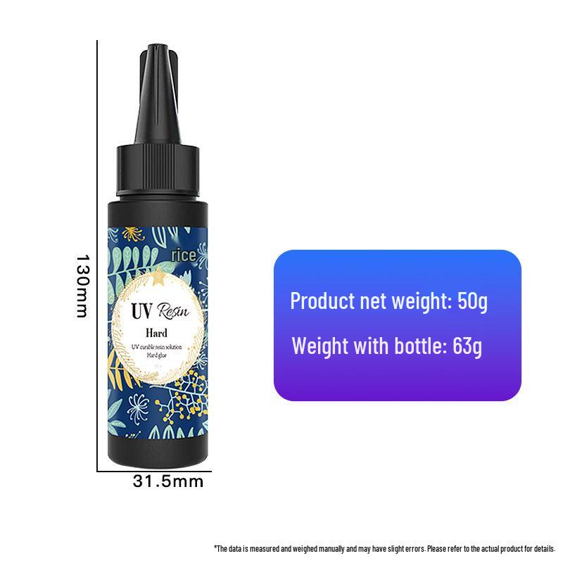 DIY Jewelry UV Drip Glue: Fast-Drying, Odorless, Transparent Crystal UV Curing Adhesive