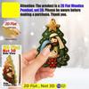 15 Stück 2D Flache Holz Krippenfiguren Ornamente Set Bemalte Religiöse Weihnachtsdekoration Weihnachts-Heimdekoration