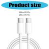 Travel Friendly Easy To Carry Universal High Speed USB C Charging Cable 2Pieces 60W Power Delivery Suitable for S22/S21