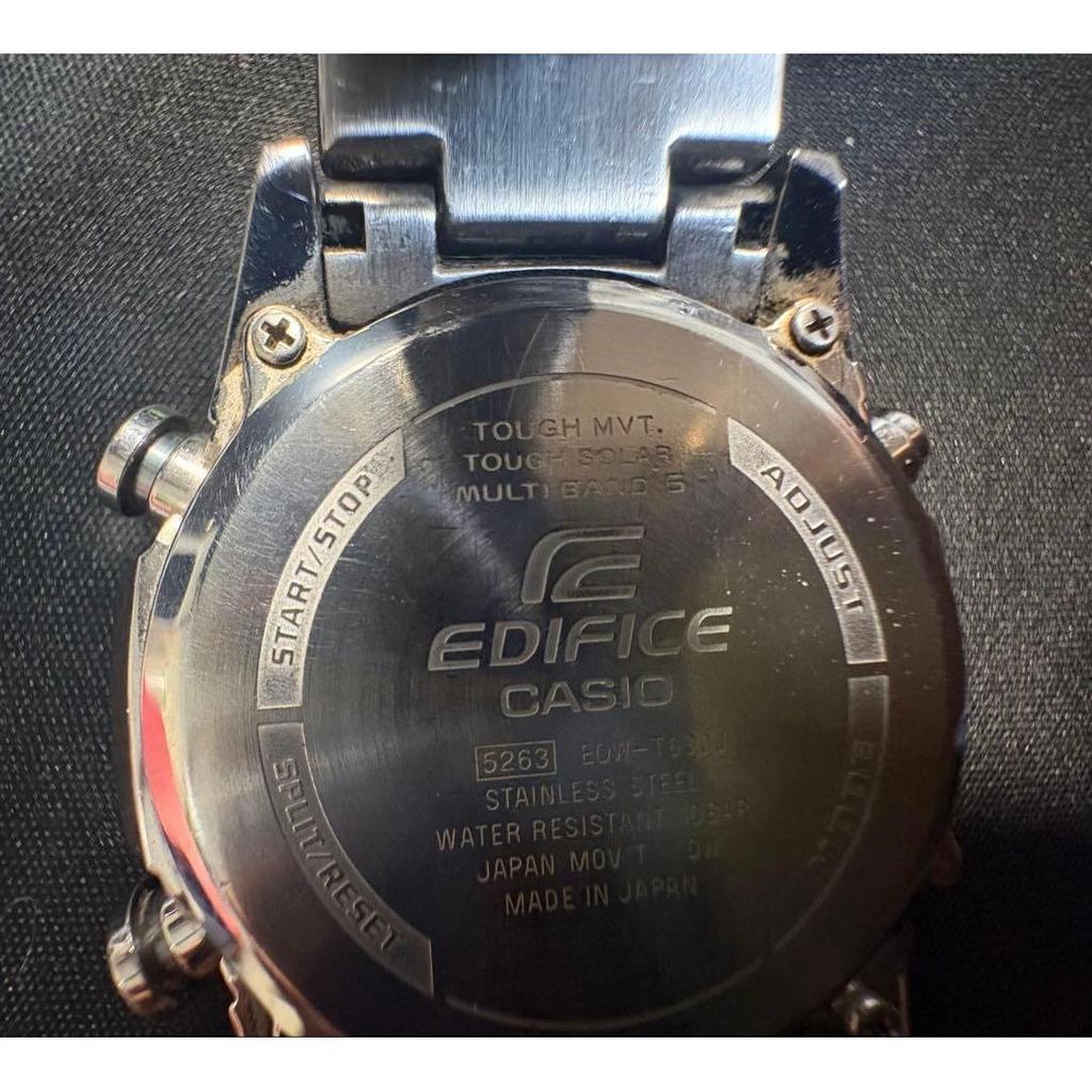 Used CASIO EDIFICE Watch EQW-T630J Radio Solar