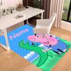 Custom personalization Peppa Pig Print Area Rug - Soft, Washable Non-Slip Indoor Mat,Living Room,Home&Office Decorative Rug