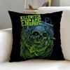 Klassische Band Killswitch Engage Kissenbezug Weich & Leicht zu Waschen – Vielseitig für Sofa, Bett, Reisen und Büro