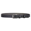 Womens Genuine Leather Belt With Cut-Out Design No-Punch Adjustable Waistband Alloy Buckle Fashionable Office Casual Wear