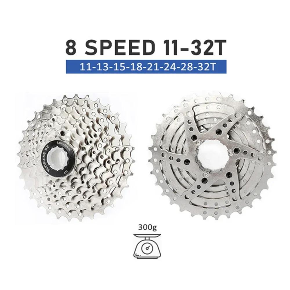 SUNSHINE MTB Cassette 8 Speed 8V K7 11 46 Mountain Bike 8s Freewheel Steel Flywheel Bicycle Sprockets Parts for M310 Tx35