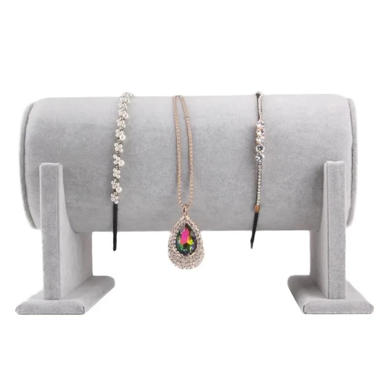 Velvet Hairclip Headband Hair Hoop Headdress Organizer Jewelry Display Holder Velvet Headband Hairpin Jewelry Display Stand Gift