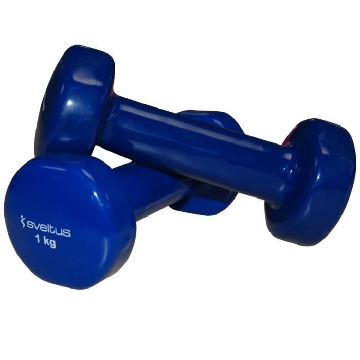 SVELTUS - Haltère Époxy 1 Kg X2