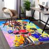 1pc Power Rangers Megazord Office Chair Mat - Anime Cartoon Design, Non-Slip Carpet for Home Decor, Suitable for All Seasons, Ideal Gift for Fans.T059