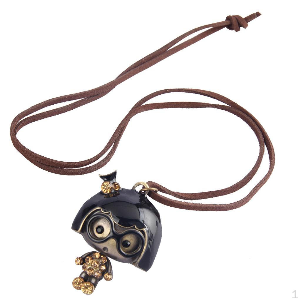 Кулон-цепочка Девочка в очках Модная кукла Чокер для женщин Девочек Подарки