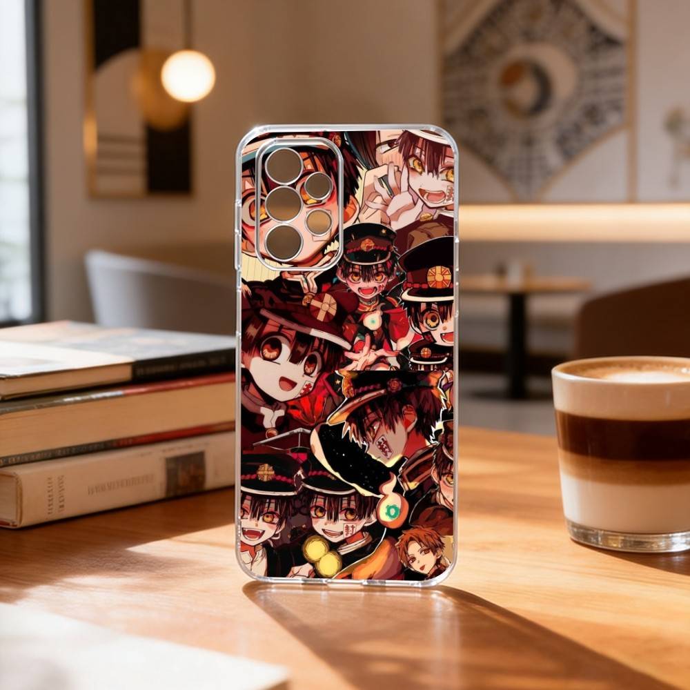 Toilet-Bound Hanako-kun Cute Anime Phone Case For Samsung S25,S24,S21,S22,S23,S30,Ultra,S20,Plus,Fe Transparent Cover