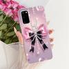 For Samsung Galaxy S20 Plus Case SM-G985F Luxury Bow Flowers Painted Cover Soft Silicone Case For Samsung S20+ S 20 Plus 5G Bags
