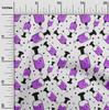 oneOone Cotton Flex Fuschia Pink Fabric Medical Virus DIY Clothing Quilting Fabric Print Fabric by Yard 40 Inche