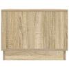 Coffee Table in Sonoma Oak Finish 90 x 50 x 37 cm Particleboard