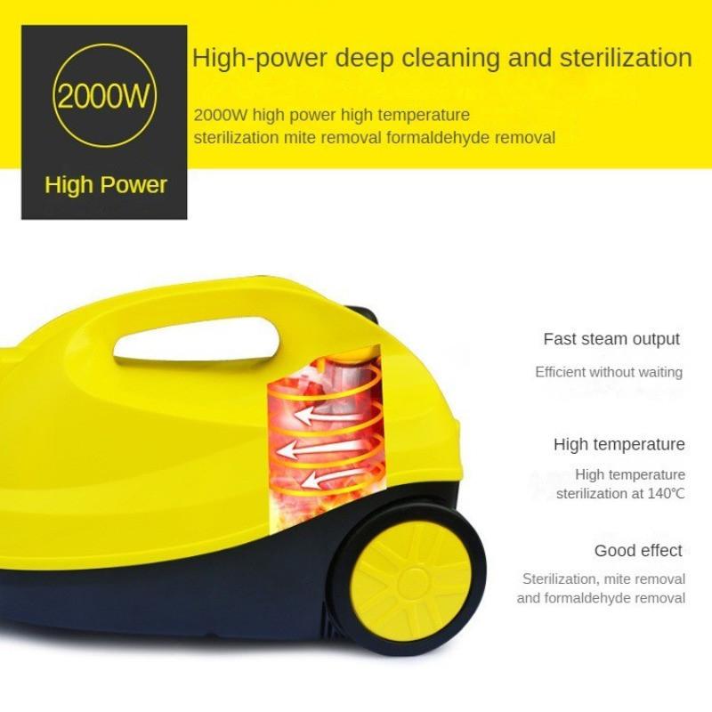 2000W High-Temperature Steam Fumigation Machine Multifunctional Mite and Odor Removal Steam Cleaning Device 52 * 30 * 31CM