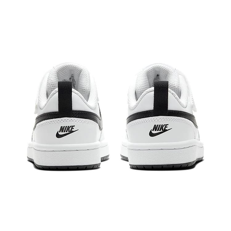 Nike Court Borough Low 2 White Black PS BQ5451-104