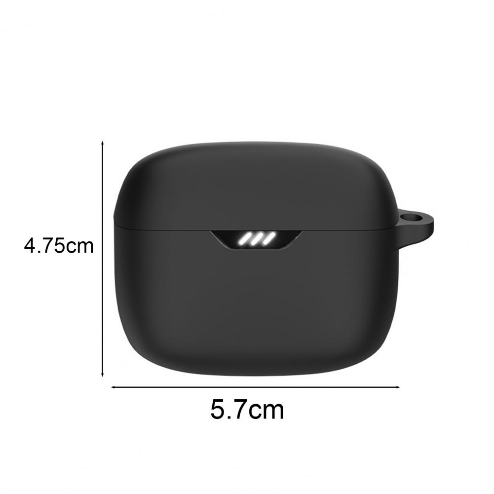 Portable Headphone Case Durable Silicone Earphone Cases Shockproof Dustproof Lightweight Protection for Jbl Tune Beam Earphones
